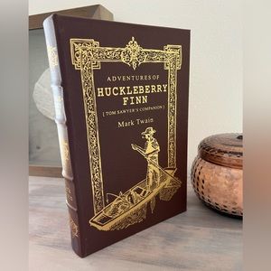 Adventures of Huckleberry Finn: Tom Sawyer's Companion Mark Twain Leather book